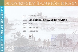 Ice King du Domaine de Peyrac MNECH